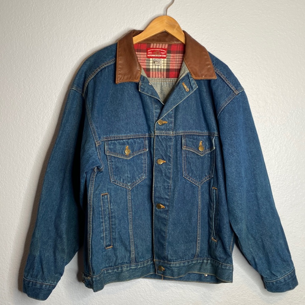 Vintage Marlboro Company mens XL (Fits larger) barn chore denim coat jacket
